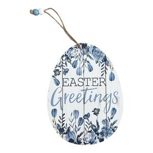 Easter Greeting Easter Egg Sign Decor